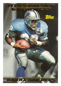 Barry Sanders Detroit Lions 1994 Topps NFL Measures of Greatness #615